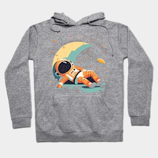 Astronaut sleeping in space Hoodie